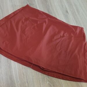 Old Navy Rust Orange A-Line Mini Skort